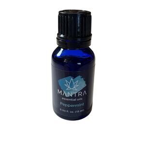 Mantra Essential Oil Peppermint - 100% Pure and Natural (0.50 fl. oz. / 15 ml)